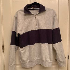 pullover quarter zip